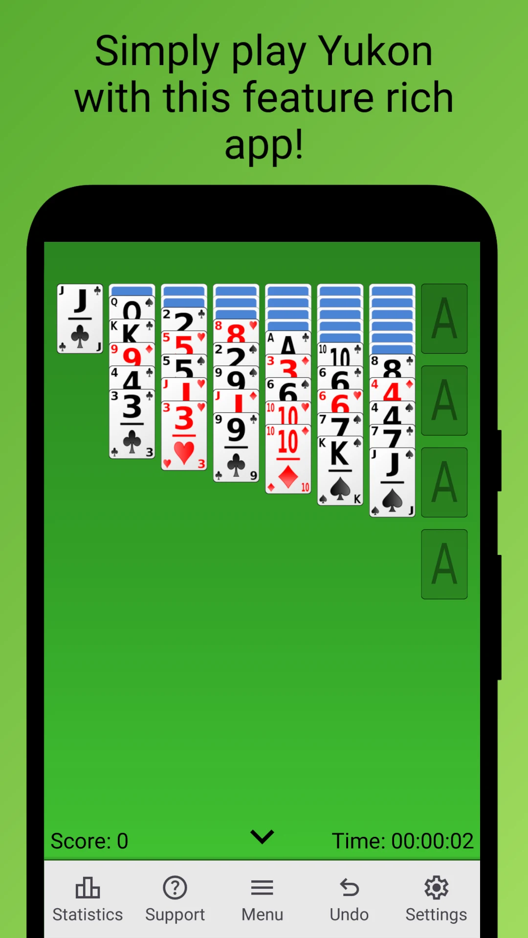 Yukon – Simple Solitaire screenshot